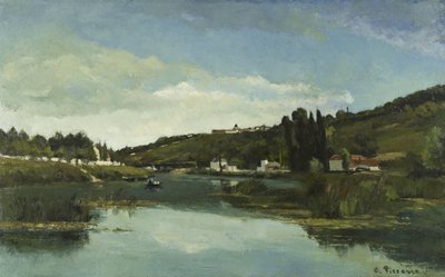 La Marna a Chennevières da Camille Jacob Pissarro